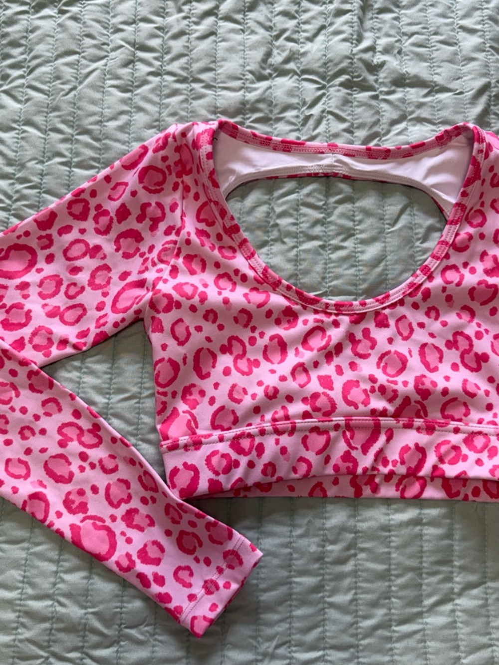 Vixn Longsleeve Cheetah Print Sport Bra